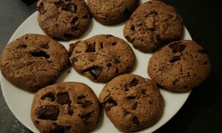 Recette cookies aux pépites de chocolat et beurre de cacahuète