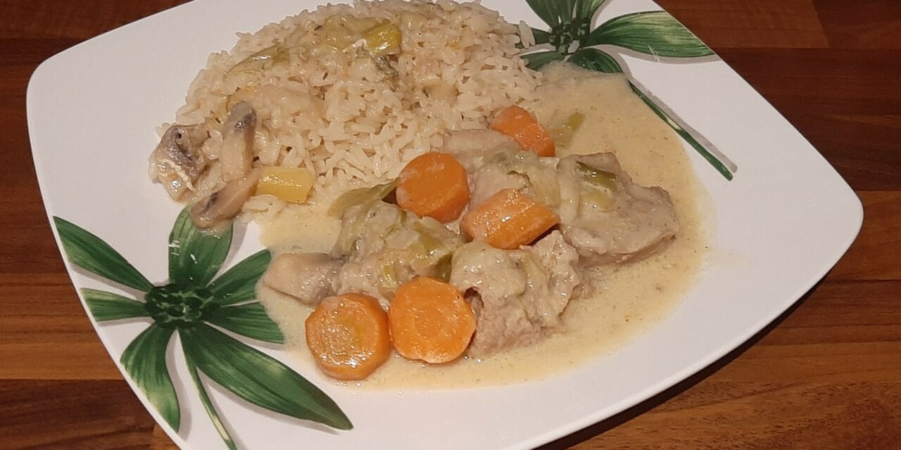 Blanquette de veau à l'ancienne de ma grand-mère. Recette facile