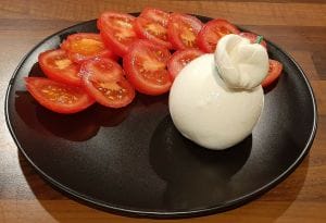 Burrata à la tomate