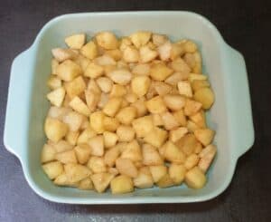 Crumble pommepoire aux pepites de chocolat 11