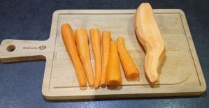 Gratin carottes patate douce