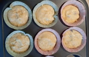Muffins griottes amandes