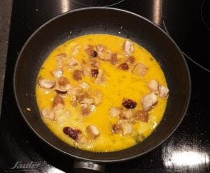 Omelette aux cèpes