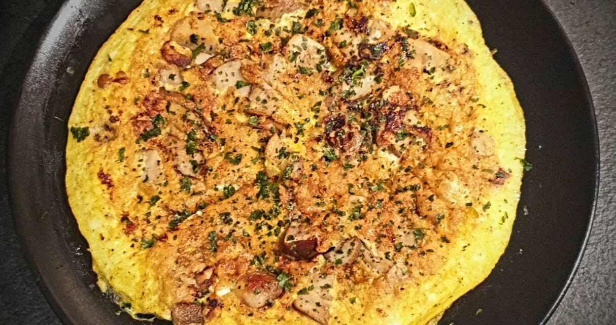 Omelette aux cèpes. Une recette gourmande et saine digne d’un grand chef !