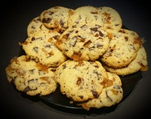 Cookies caramel pépites chocolat