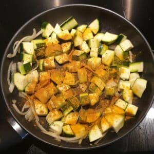 Gratin de courgettes sauce tomate mozzarella