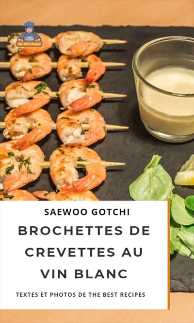 Recette Web Story brochettes crevettes