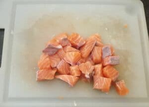 Risotto asperges vertes, orange et saumon mariné de Cyril Lignac
