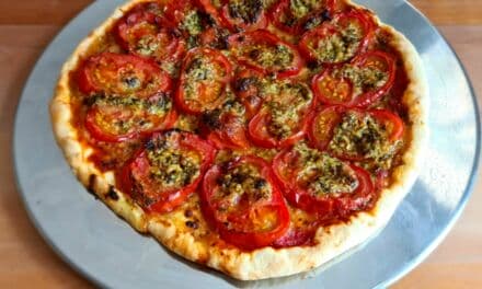 Recette de Tarte à la tomate au pesto
