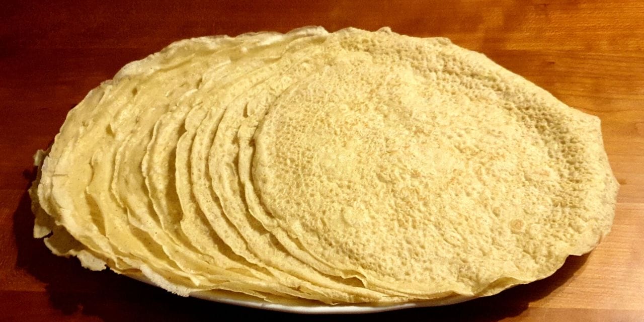Recette de pâte à crêpes au thermomix (rhum, vanille et amande amère)