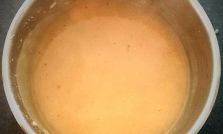Recette de sauce béchamel au bouillon de légumes et maïzena (végan)