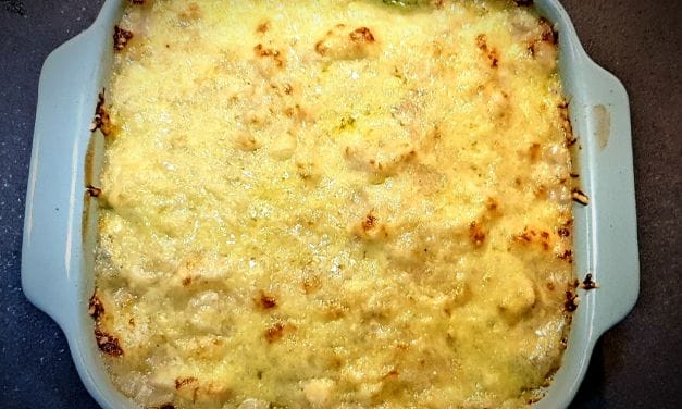 Recette gratin chou-fleur, pommes de terre et béchamel