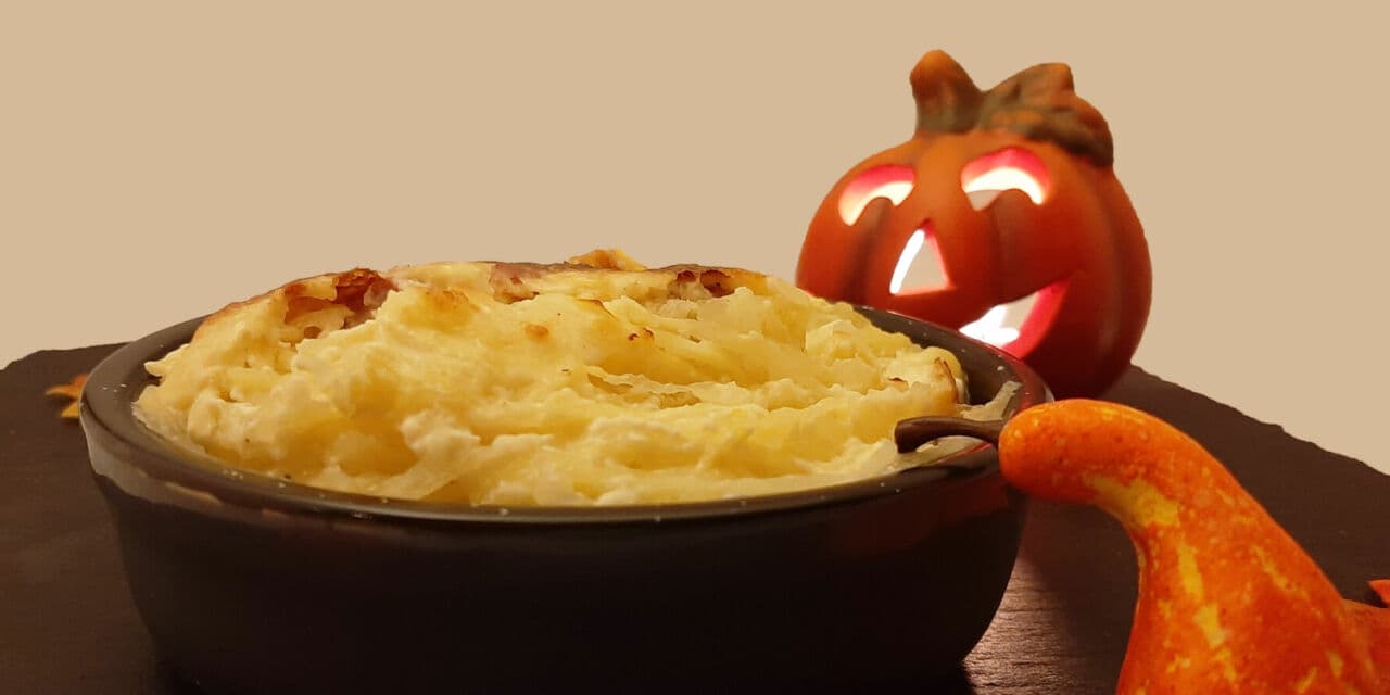 Courge spaghetti au four. Une recette de gratin light et facile pour Halloween