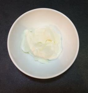 Patate douce et sauce yaourt