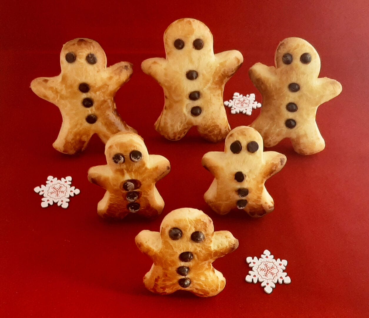 Recette mannele Alsacien. Avec emporte-pièce et pépites de chocolat