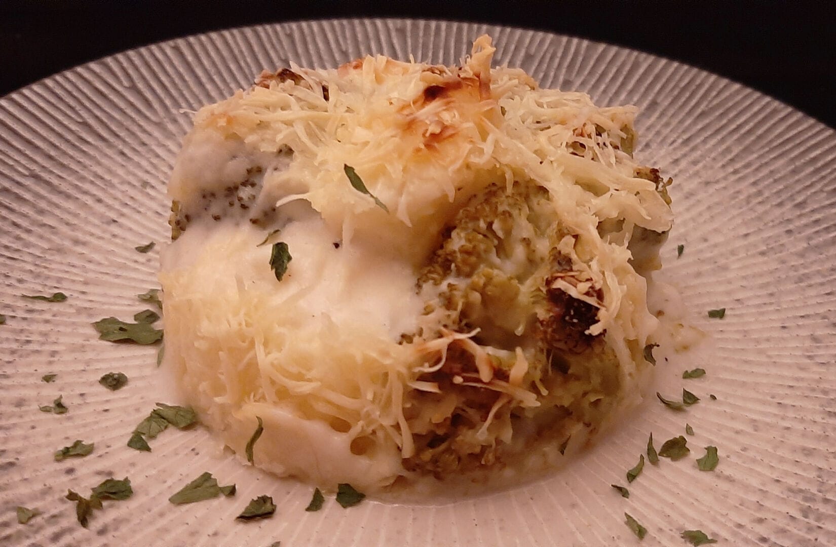 Gratin de brocolis et pommes de terre