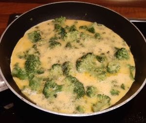 Omelette brocoli