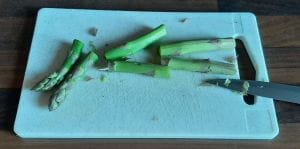 Œuf cocotte aux asperges vertes