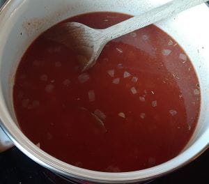 Sauce tomate gnocchi