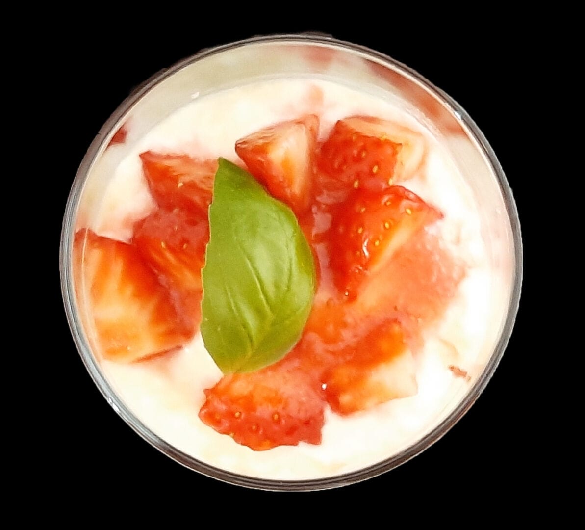 Verrine mascarpone fraise