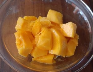 Smoothie mangue banane orange