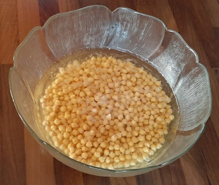 Cuisson des pois chiches secs à l