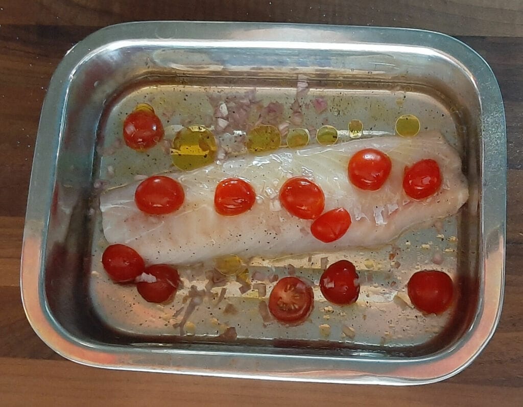 Dos de cabillaud au four. Recette de poisson marin gourmande