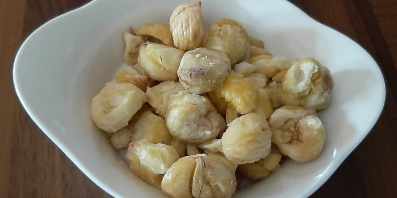 Cuisson des châtaignes à l’eau. Voici la bonne méthode !