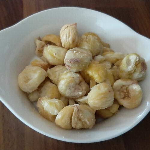 Cuisson des châtaignes à l