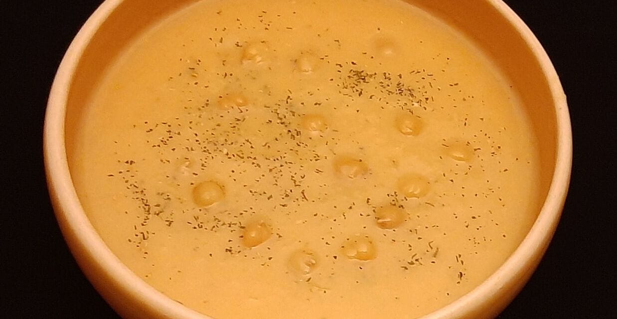 Soupe de pois chiches. Une recette Corse avec poireaux et tomates
