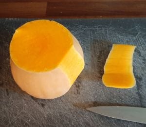 Couper un butternut