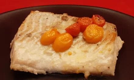 Dos de lieu noir au four. Une recette de poisson facile et rapide à faire.