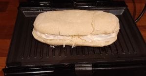 Sandwich végétarien chaud