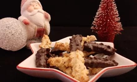 Spritz. Une recette de biscuits au chocolat et à la poudre de noisettes pour les fêtes.