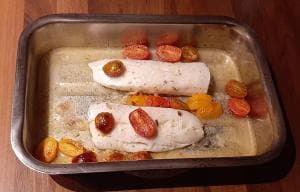 Filet de merlu au four. Une recette de poisson de méditerranée