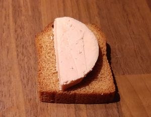 Toasts foie gras pain épices