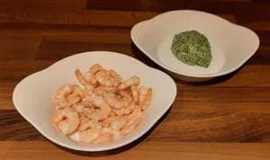 Crevettes au beurre d'escargot