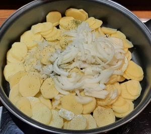 Omelette aux pommes de terre