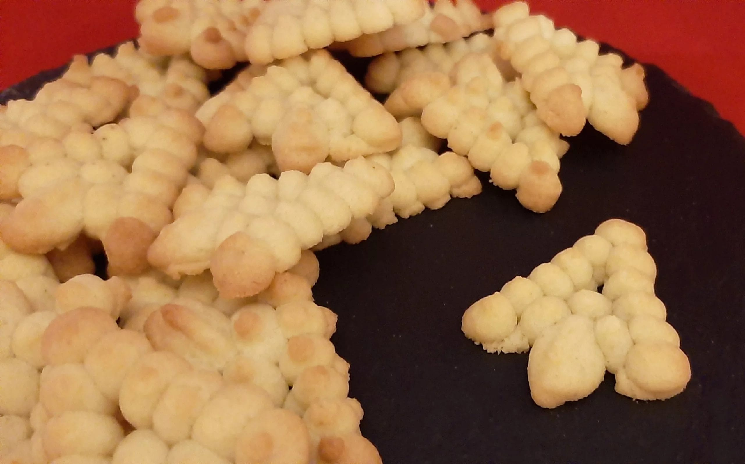 Petits gâteaux en forme de sapin