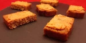 amuse bouche pain d'épices chorizo