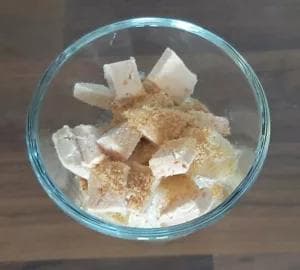 Verrines poire foie gras