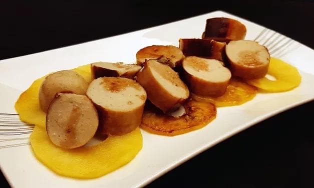 Boudin blanc aux pommes. Une recette festive et gourmande