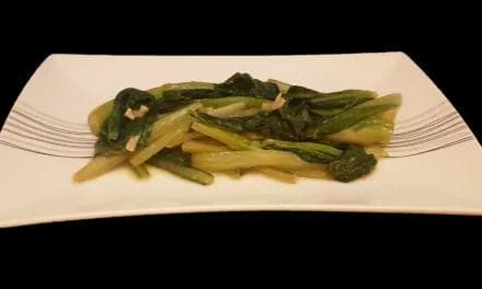 Choy sum. Une recette de chou cantonais à la poêle gourmande !