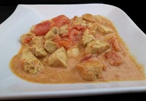 poulet curry coco