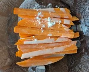 Frites de patates douces