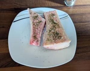 Os à moelle au four