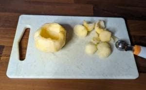 Navets farcis au four