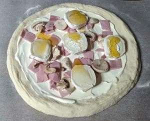 Pizza chèvre miel