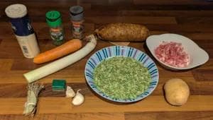 Purée de pois cassés