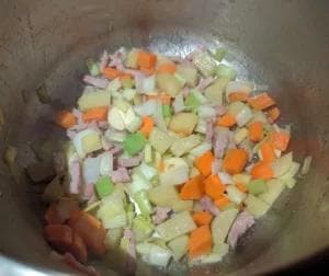 Purée de pois cassés